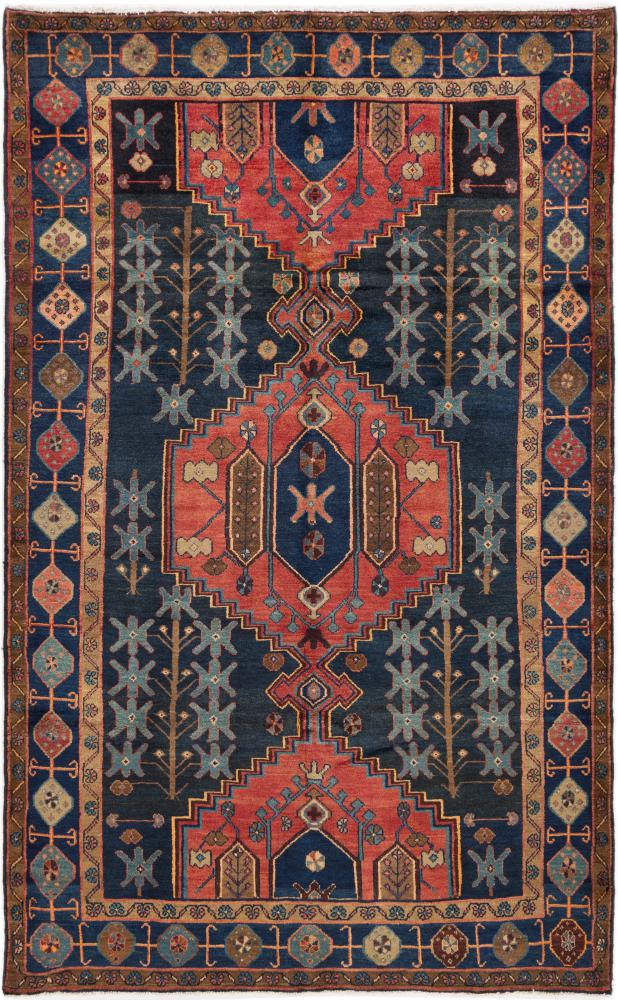 Περσικό χαλί Nahavand 253x154 253x154, Περσικό χαλί Οι κόμποι έγιναν με το χέρι