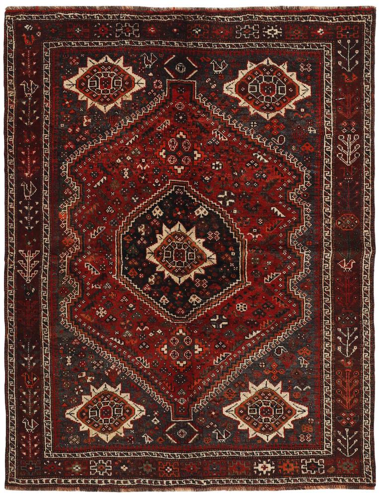 Alfombra persa Shiraz 209x163 209x163, Alfombra persa Anudado a mano