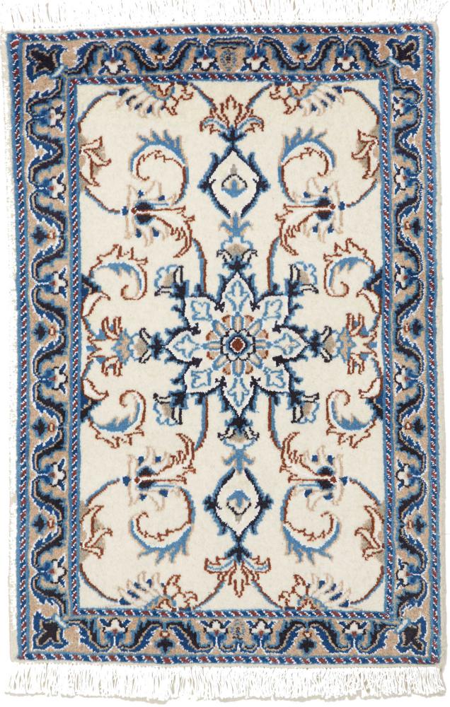 Tapis persan Naïn 89x59 89x59, Tapis persan Noué à la main