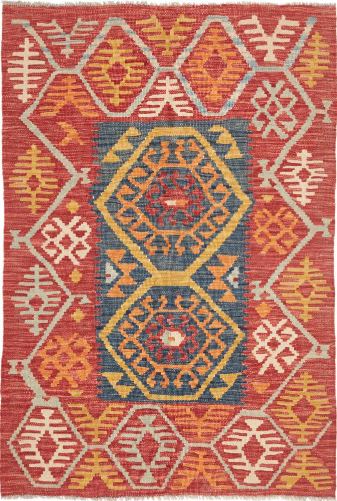 Afghanischer Teppich Kelim Afghan 151x100 151x100, Perserteppich Handgewebt