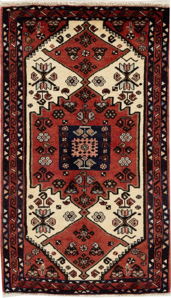 Alfombra persa Khamseh 139x82 139x82, Alfombra persa Anudado a mano