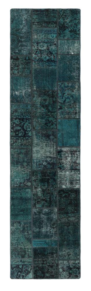 Persisk tæppe Patchwork 311x79 311x79, Persisk tæppe Knyttet i hånden