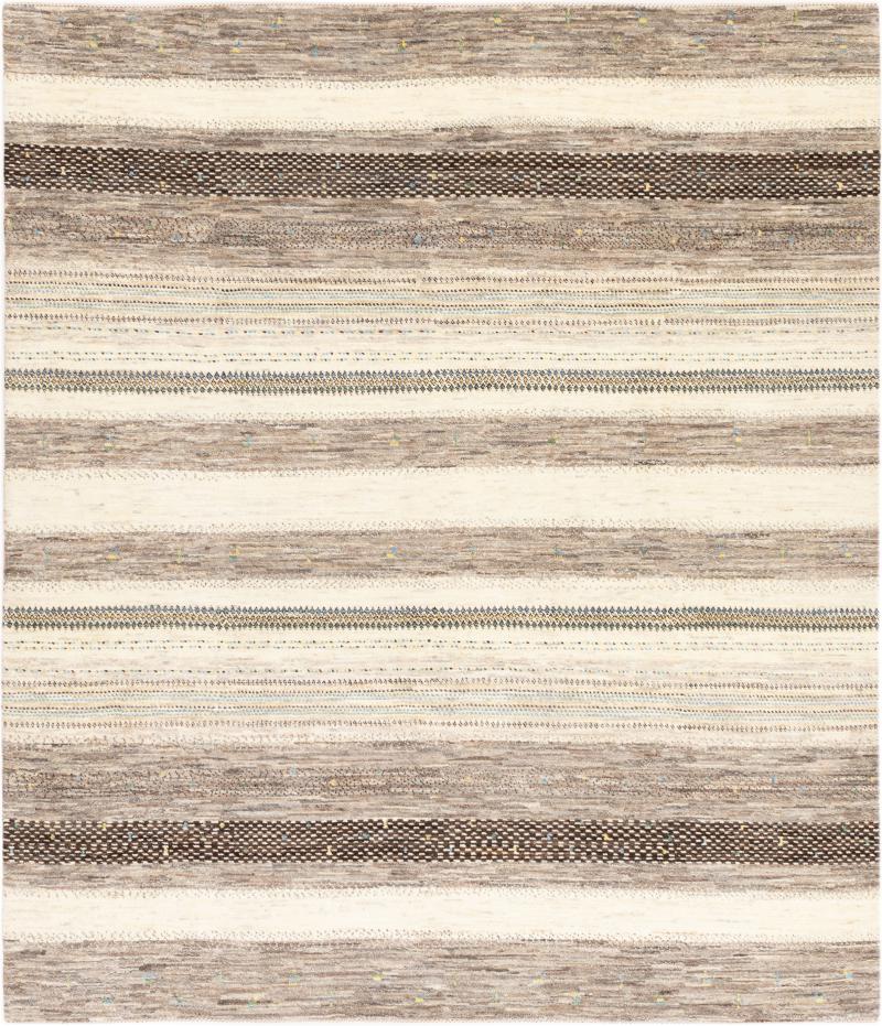 Alfombra persa Persa Gabbeh Loribaft Natura 283x242 283x242, Alfombra persa Hecho a mano