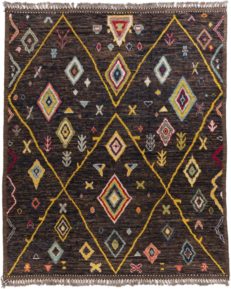 Afghanska mattan Berber Ghashghai 340x280 340x280, Persisk matta Knuten för hand