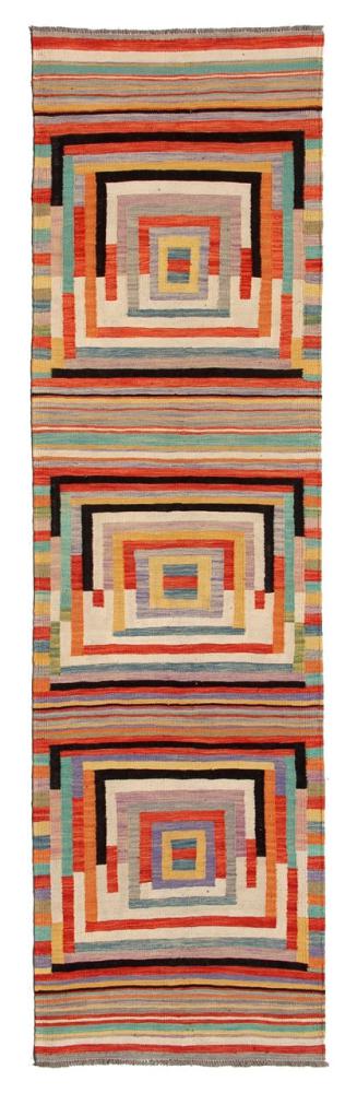 Afghanska mattan Kilim Afghan Edition 296x85 296x85, Persisk matta handvävd 