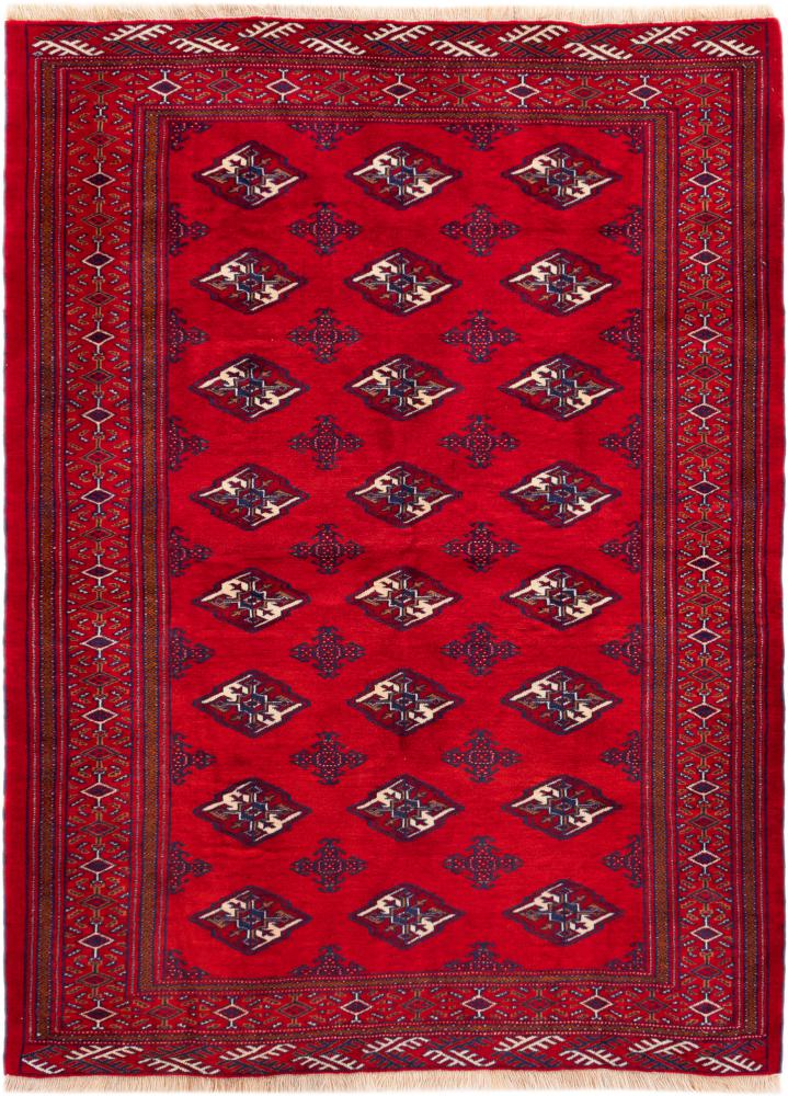 Tapis persan Turkaman 197x144 197x144, Tapis persan Noué à la main