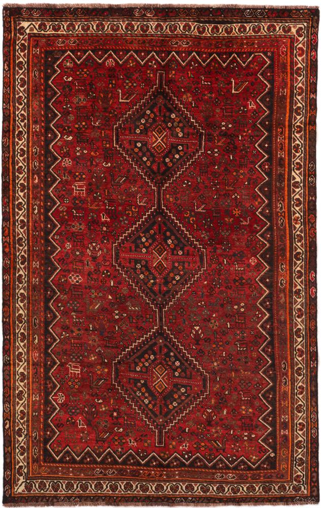 Tapete persa Shiraz 259x167 259x167, Tapete persa Atado à mão