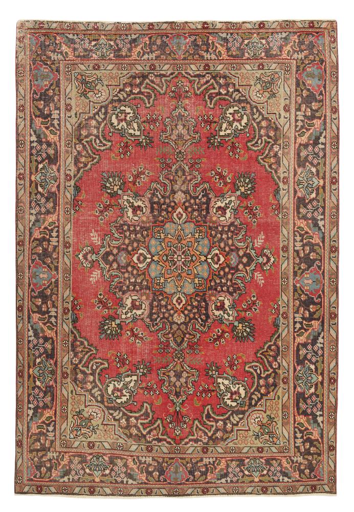 Persialainen matto Vintage 296x201 296x201, Persialainen matto Solmittu käsin