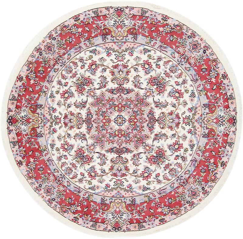 Tapis persan Tabriz 200x200 200x200, Tapis persan Noué à la main