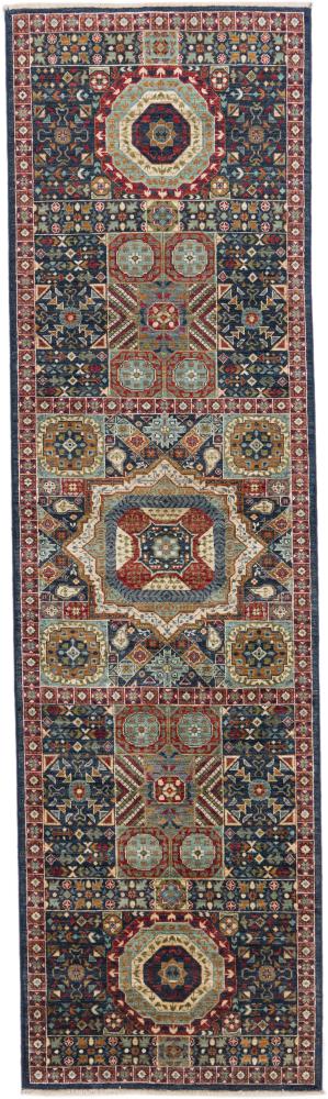 Afghan rug Mamluk 302x84 302x84, Persian Rug Knotted by hand