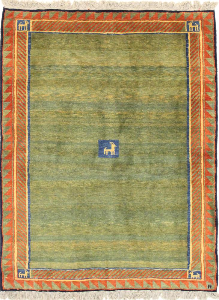 Tapete persa Persa Gabbeh Yalameh 201x177 201x177, Tapete persa Atado à mão