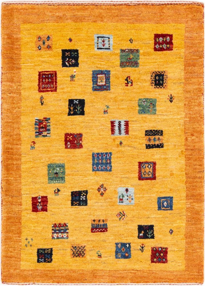 Tapete persa Perser Gabbeh Loribaft Essence 90x64 90x64, Tapete persa Feito à mão