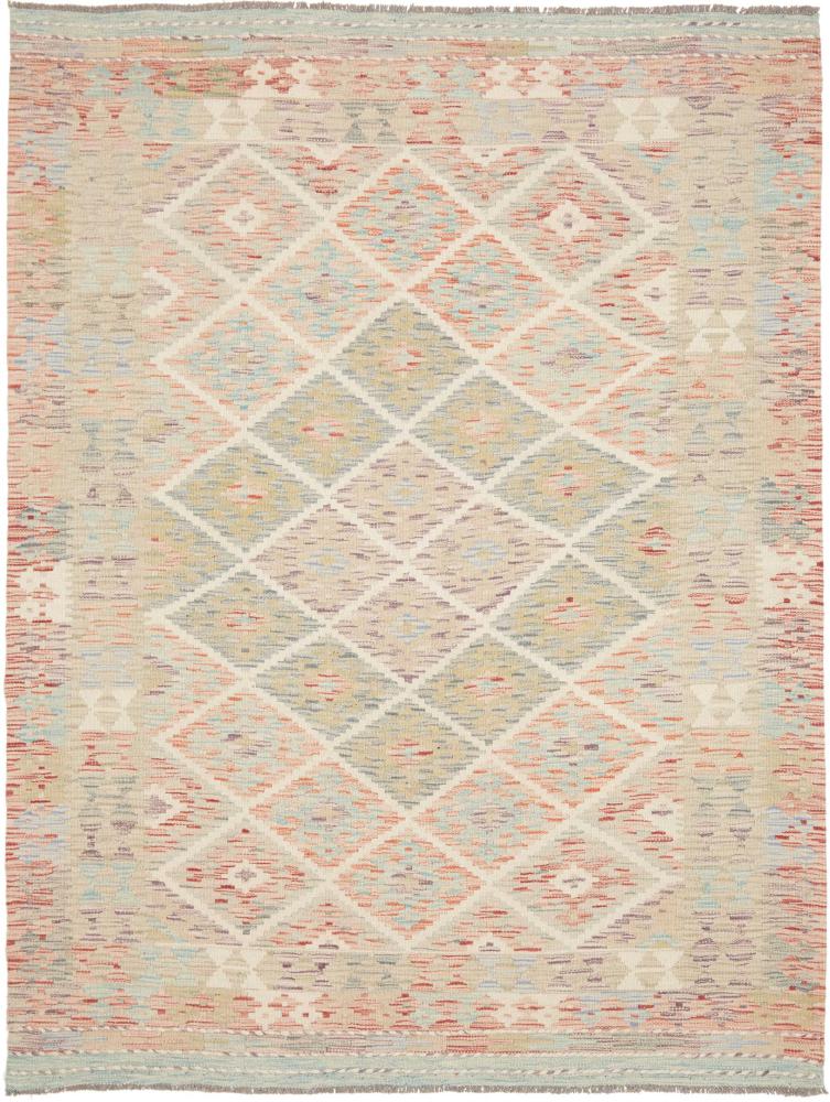 Afghaans tapijt Kilim Afghan 206x158 206x158, Perzisch tapijt Handgeweven