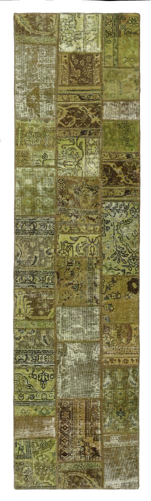 Tappeto persiano Patchwork 308x82 308x82, Tappeto persiano Annodato a mano