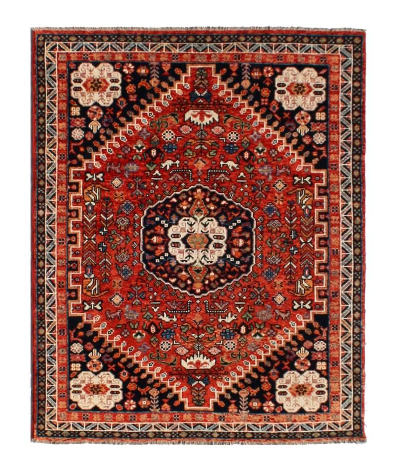 Pakistani rug Arijana Ghashghai 192x150 192x150, Persian Rug Knotted by hand
