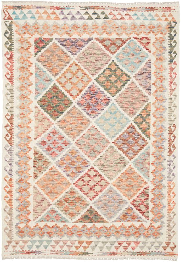Afghanska mattan Kilim Afghan 216x154 216x154, Persisk matta handvävd 
