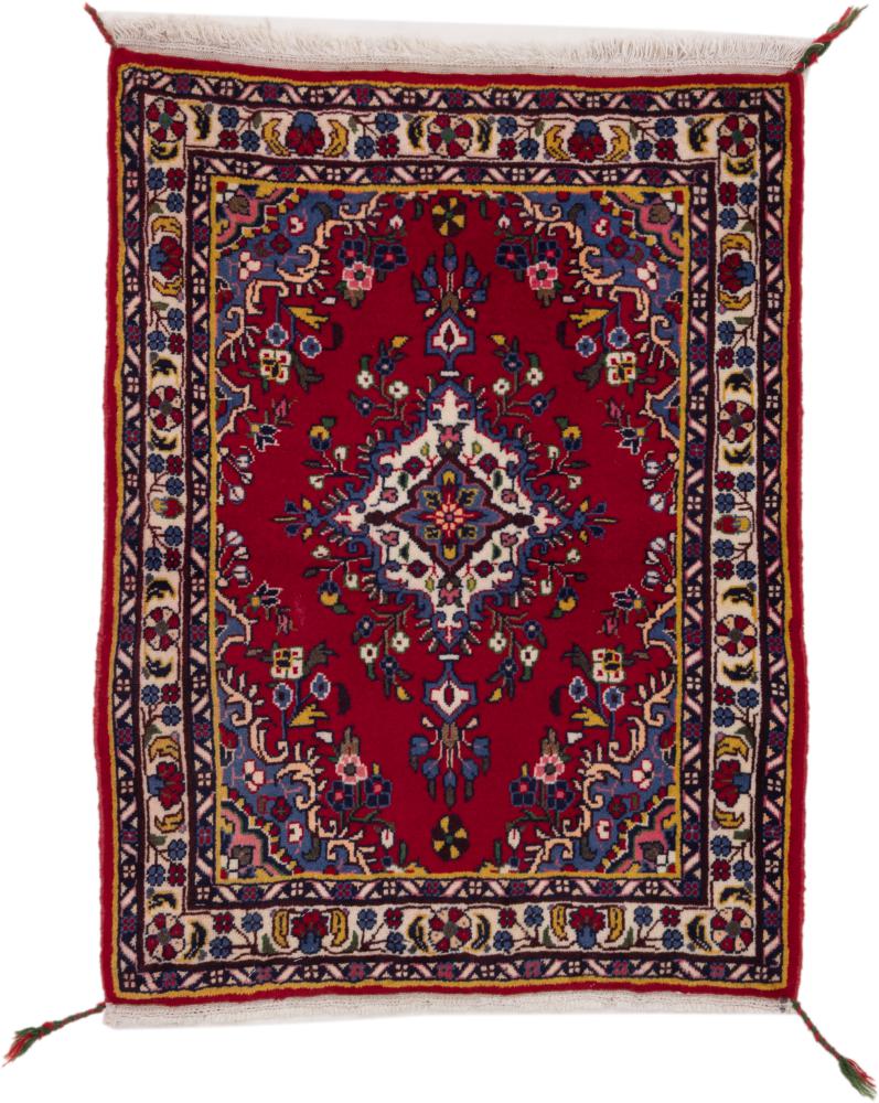 Persian Rug Hamadan 96x76 96x76, Persian Rug Knotted by hand