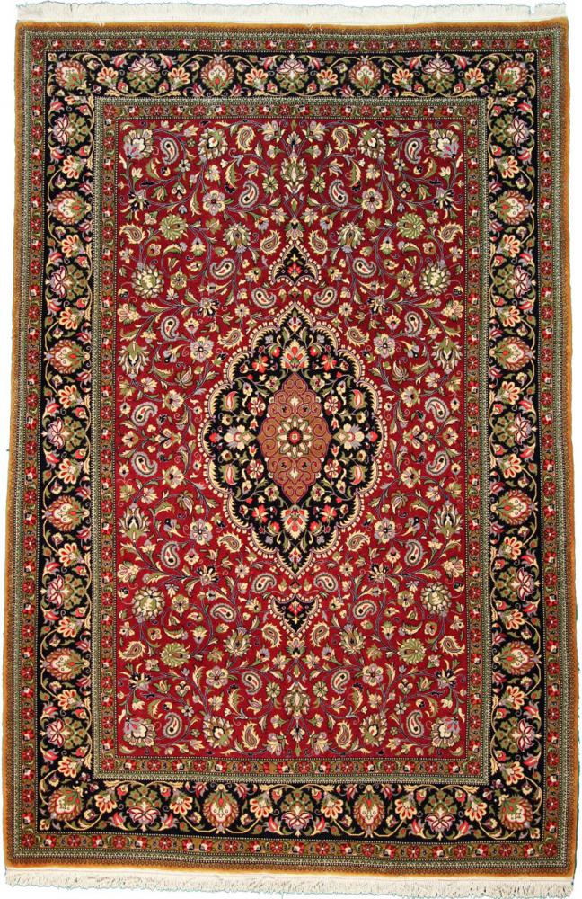 Tappeto persiano Qum 209x142 209x142, Tappeto persiano Annodato a mano