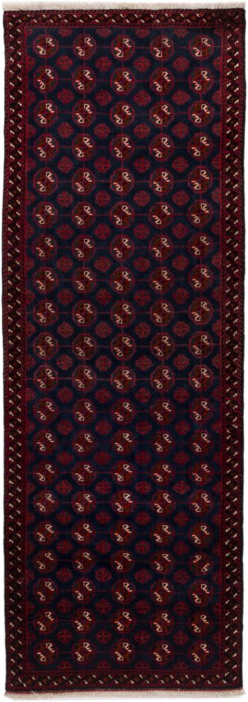 Tapis persan Hamadan 280x100 280x100, Tapis persan Noué à la main