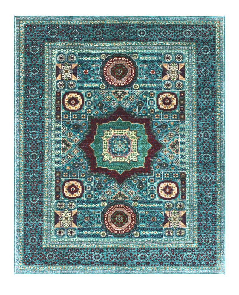 Afghan rug Mamluk 193x159 193x159, Persian Rug Knotted by hand