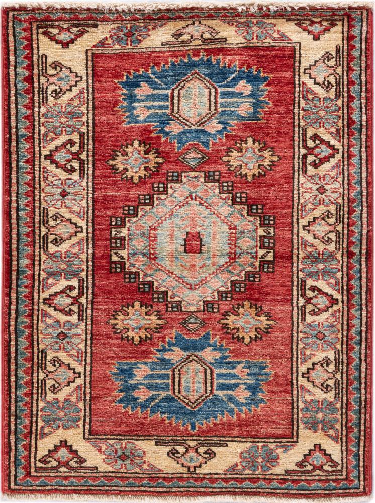 Alfombra afgana Super Kazak 87x66 87x66, Alfombra persa Anudado a mano