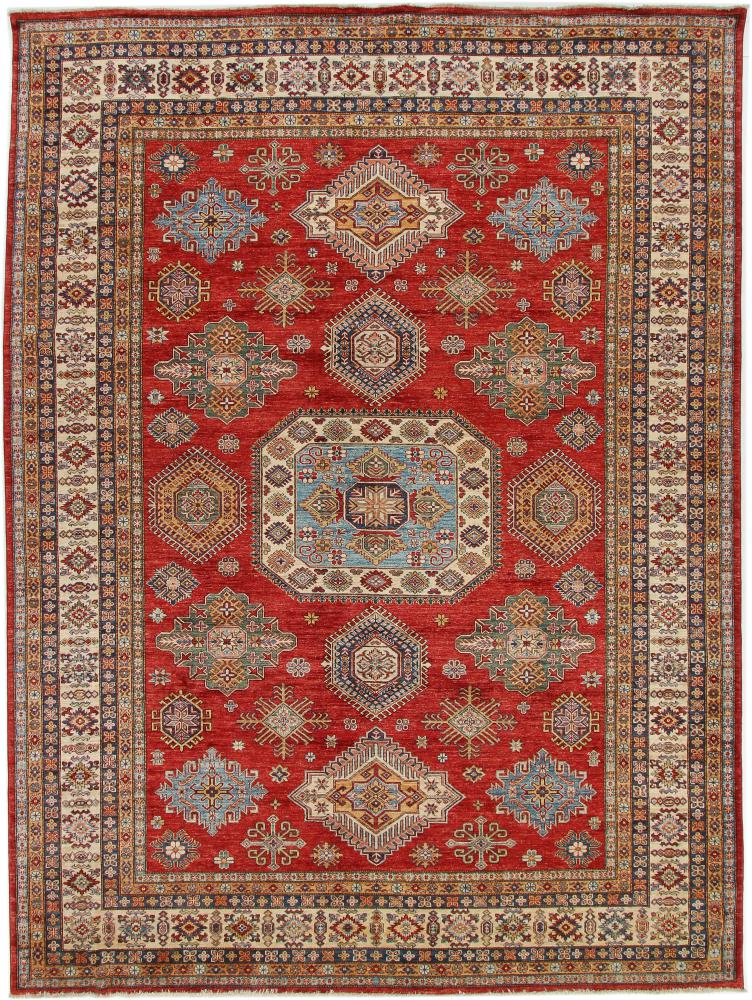 Tapis afghan Super Kazak 360x267 360x267, Tapis persan Noué à la main