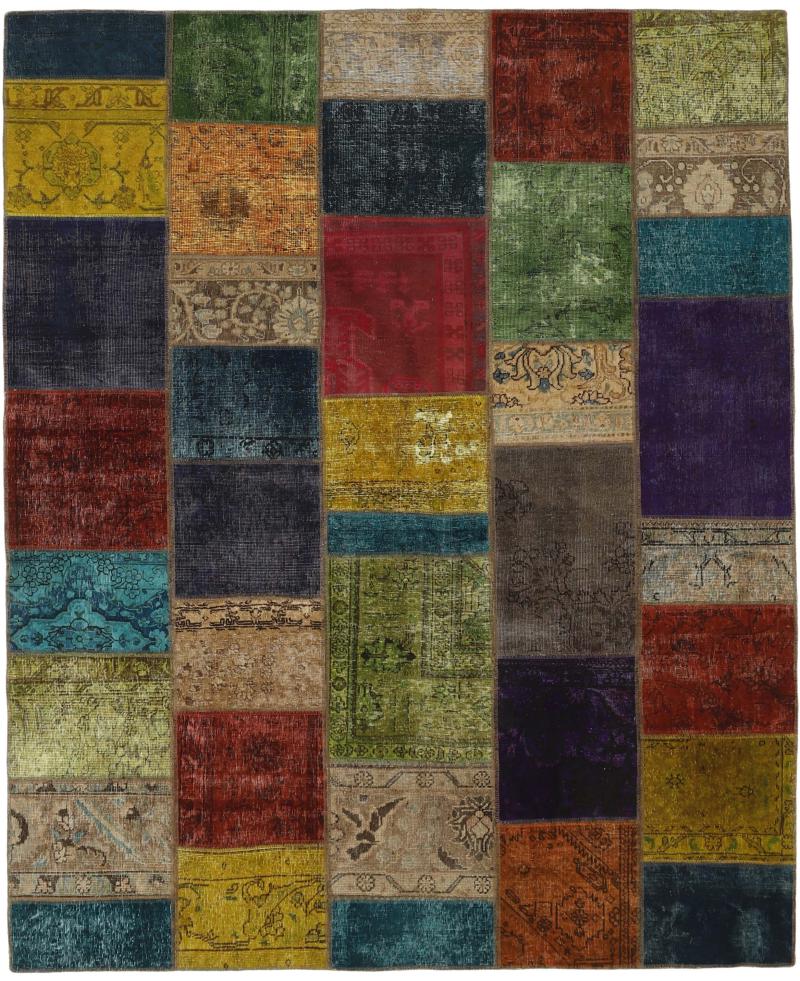 Tapete persa Patchwork 255x207 255x207, Tapete persa Atado à mão