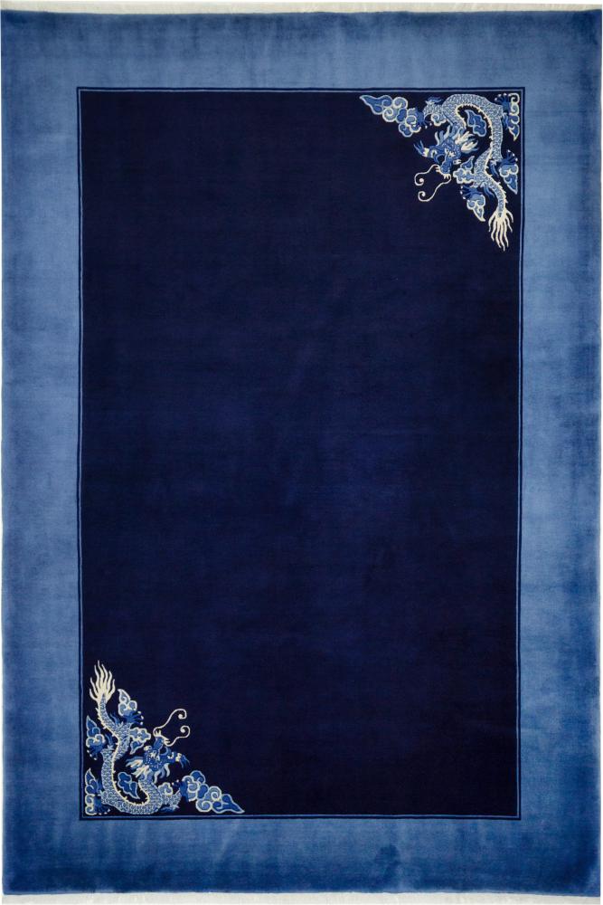 Kinesisk tæppe Kina 301x201 301x201, Persisk tæppe Knyttet i hånden