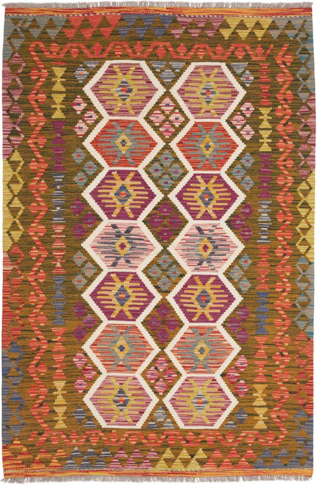 Afghaans tapijt Kilim Afghan 186x122 186x122, Perzisch tapijt Handgeweven