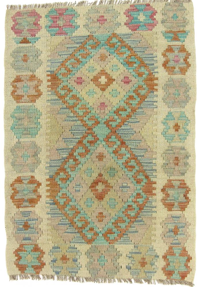 Tapete afegão Kilim Afegão 92x64 92x64, Tapete persa Tecido à mão