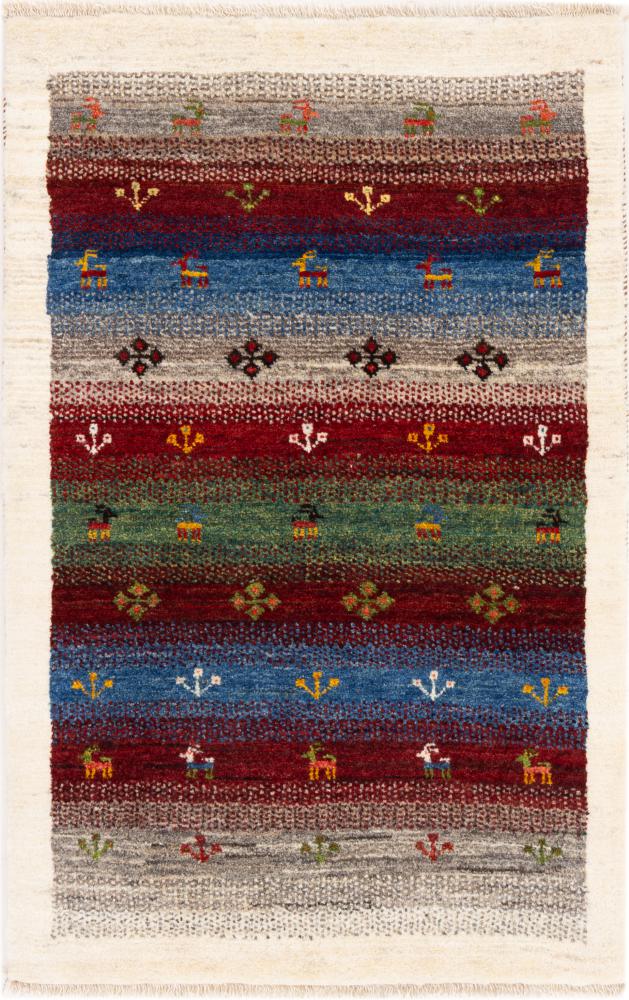 Perzsa szőnyeg Perser Gabbeh Loribaft Atelier 97x61 97x61, Perzsa szőnyeg Kézzel csomózott