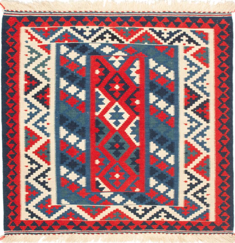 Tapete persa Kilim Fars 102x101 102x101, Tapete persa Tecido à mão