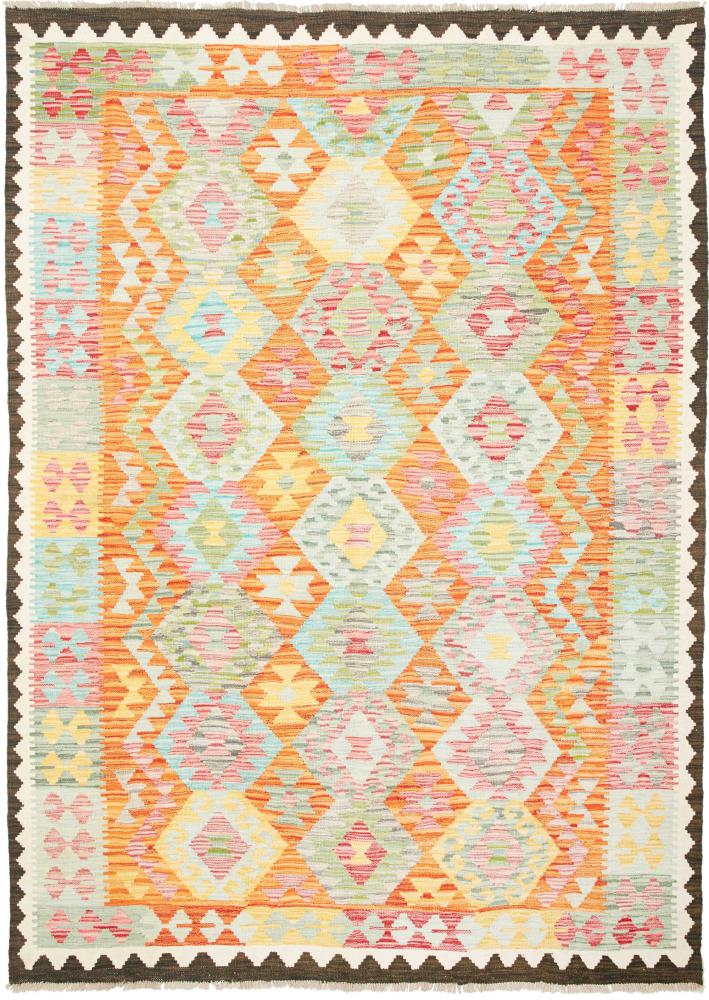 Afghan rug Kilim  Afghan 249x175 249x175, Persian Rug Woven by hand