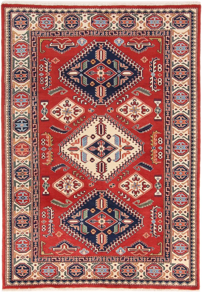 Tapete afegão Super Kazak 179x126 179x126, Tapete persa Atado à mão