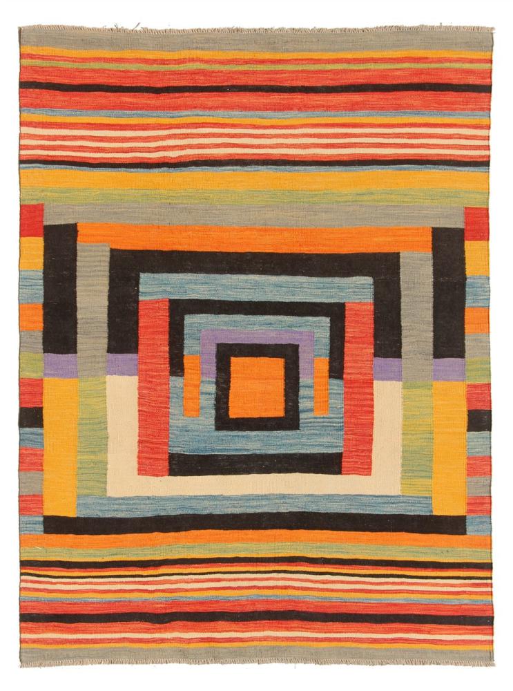Alfombra afgana Kilim Afghan Edition 201x154 201x154, Alfombra persa Tejido a mano