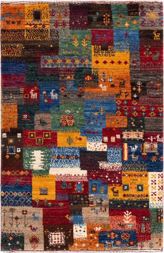 Persian rug Perser Gabbeh Loribaft Essence 95x61 95x61, Persian rug Hand-knotted