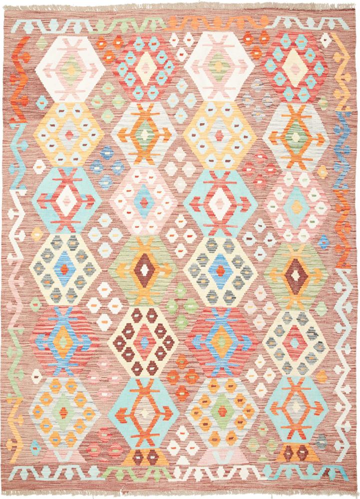 Tapis afghan Kilim  Afghan 239x176 239x176, Tapis persan Tissé à la main
