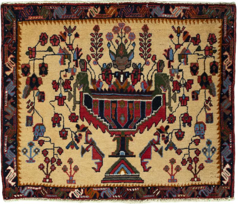 Persian Rug Shiraz 61x75 61x75, Persian Rug Knotted by hand
