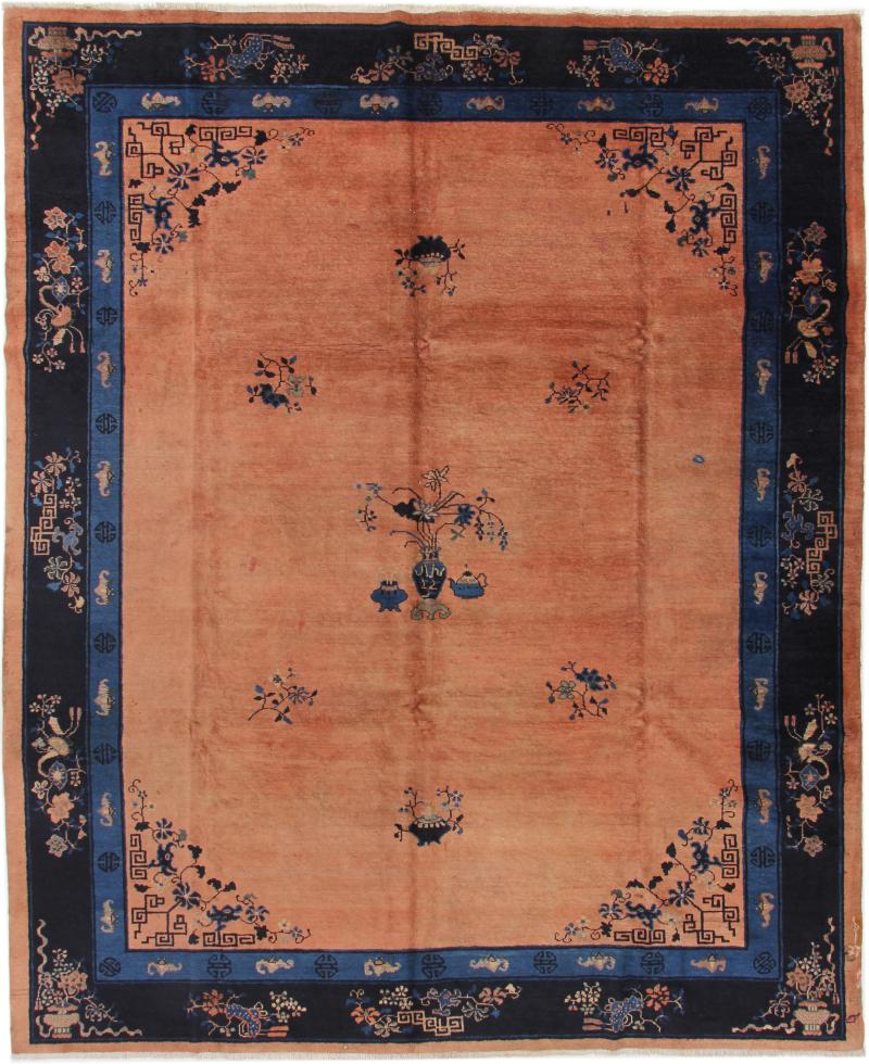Tapis chinois Chinois Peking Antique 339x281 339x281, Tapis persan Noué à la main