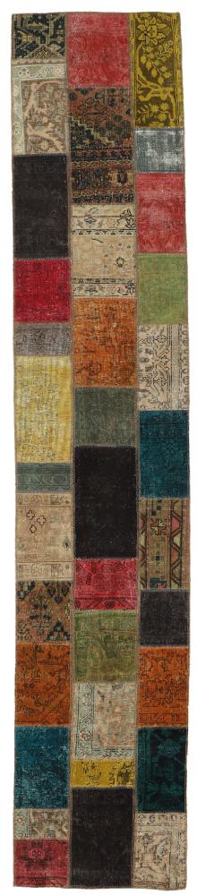 Persisk matta Patchwork 409x81 409x81, Persisk matta Knuten för hand