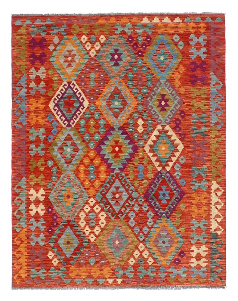 Afghan rug Kilim Afghan 8'1"x5'9" 8'1"x5'9", Persian Rug Woven by hand