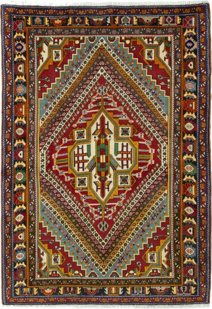 Persisk matta Shiraz 150x110 150x110, Persisk matta Knuten för hand