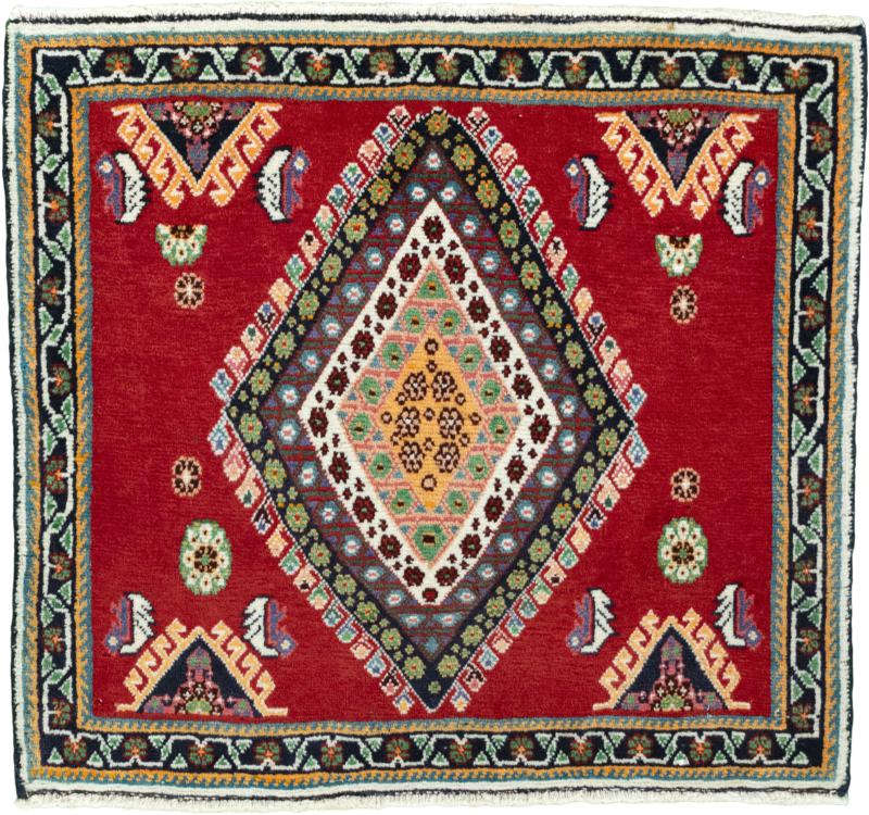 Persian Rug Shiraz 64x69 64x69, Persian Rug Knotted by hand
