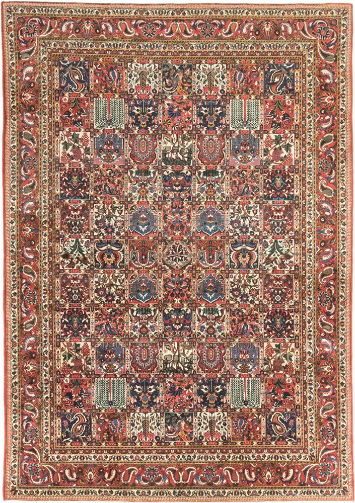 Perzisch tapijt Bakhtiari Semi Antiek 385x266 385x266, Perzisch tapijt Handgeknoopte
