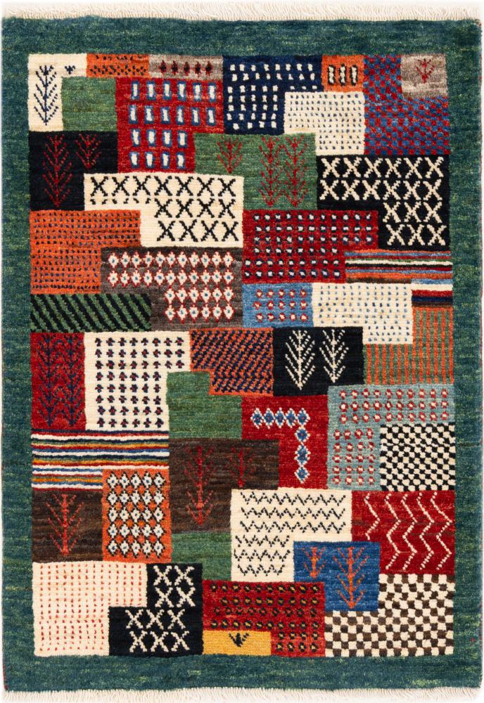 Persian rug Perser Gabbeh Loribaft Atelier 91x65 91x65, Persian rug Hand-knotted