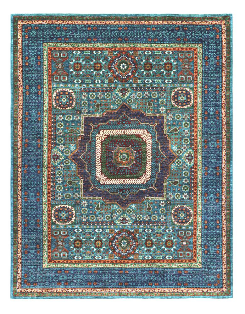 Afghan rug Mamluk 204x159 204x159, Persian Rug Knotted by hand