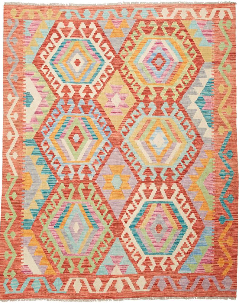Tapete afegão Kilim Afegão 193x154 193x154, Tapete persa Tecido à mão