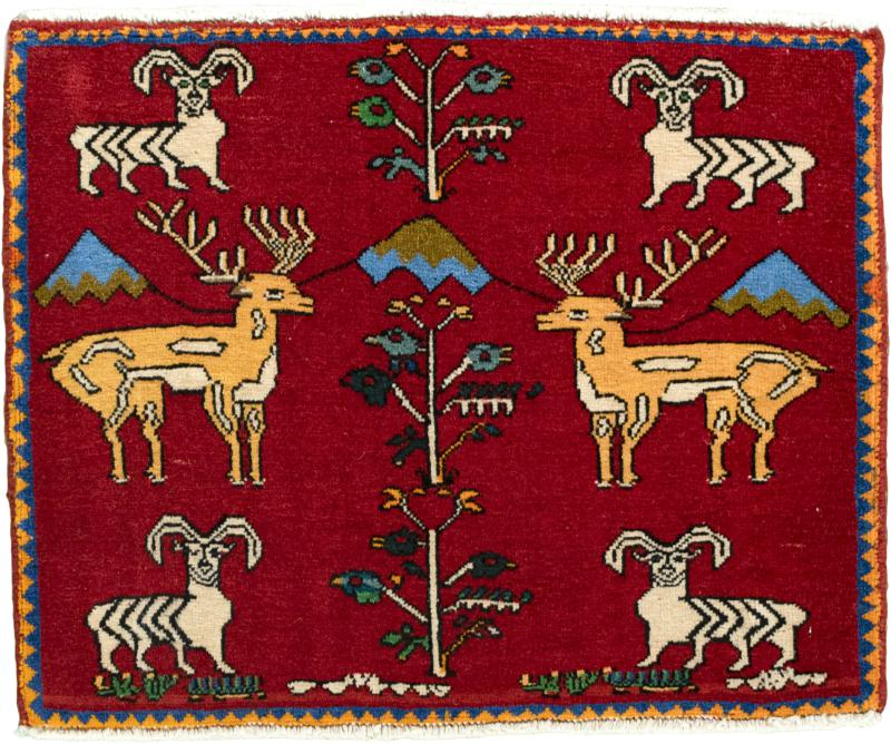 Persian Rug Shiraz 54x55 54x55, Persian Rug Knotted by hand
