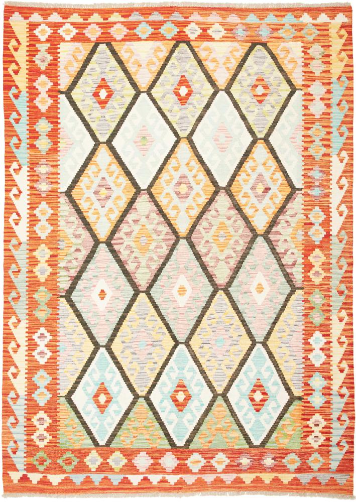 Afghan rug Kilim  Afghan 244x175 244x175, Persian Rug Woven by hand