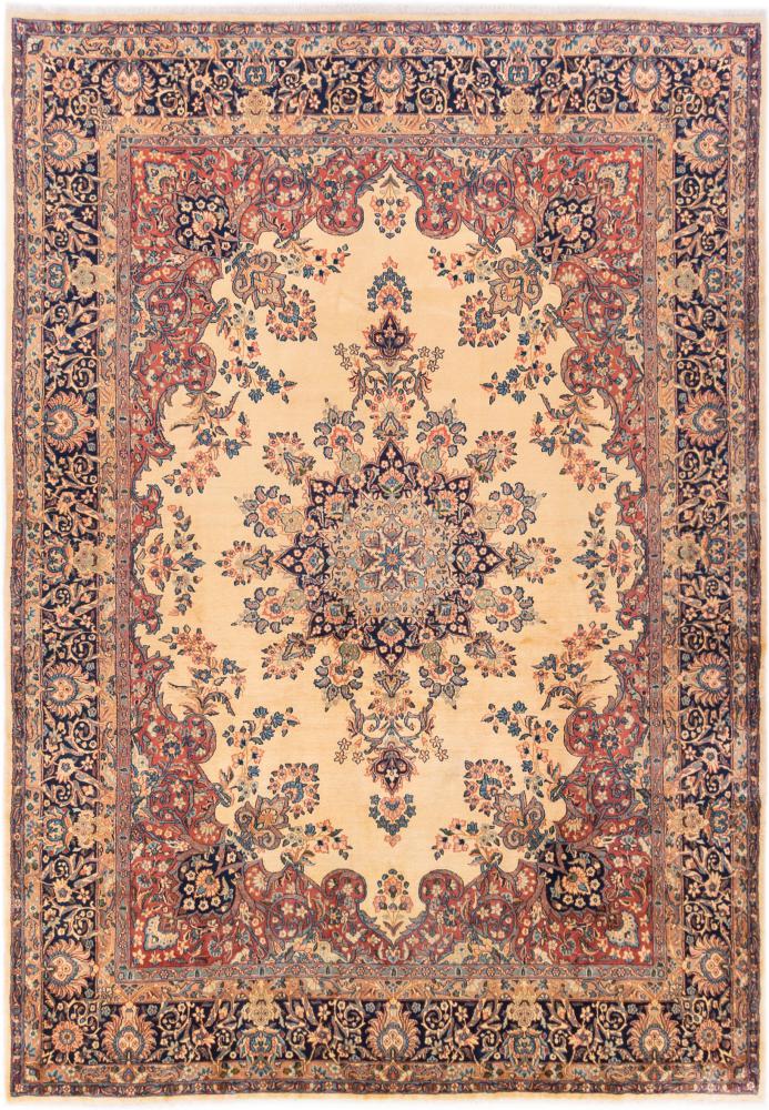 Perserteppich Kerman Antik 416x299 416x299, Perserteppich Handgeknüpft